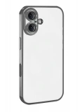 Newface Apple iPhone 17 Razer Lensli Silikon - Titan Gri
