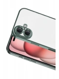 Newface Apple iPhone 17 Razer Lensli Silikon - Yeşil
