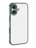 Newface Apple iPhone 17 Razer Lensli Silikon - Yeşil