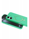 Newface Apple iPhone 17 Regal Magsafe Standlı Kapak - Yeşil