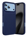 Newface Apple iPhone 18 Pro Auto Focus Karbon Kapak - Lacivert