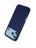 Newface Apple iPhone 18 Pro Max Auto Focus Karbon Kapak - Lacivert