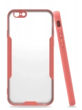 Newface Apple iPhone 6 Kılıf Platin Silikon - Pembe