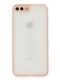 Newface Apple iPhone 7 Plus Kılıf Montreal Silikon Kapak - Pembe