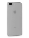 Newface Apple iPhone 7 Plus Kılıf PP Ultra İnce Kapak - Beyaz