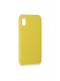 Newface Apple iPhone X Kılıf Lansman Legant Silikon - Sarı