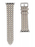 Newface Apple Watch 38mm Karo Motif Kordon - Lila
