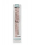 Newface Apple Watch 38mm Karo Motif Kordon - Pembe