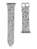 Newface Apple Watch 38mm Starry Taşlı Kordon - Gümüş
