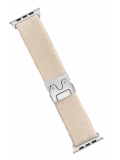 Newface Apple Watch 42mm Forest Kumaş Kordon - Krem