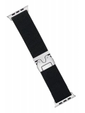 Newface Apple Watch 42mm Forest Kumaş Kordon - Siyah