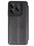 Newface General Mobile Era 30 Kılıf Flip Cover - Siyah