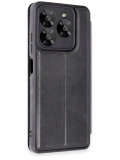 Newface General Mobile Era 50 Kılıf Flip Cover - Siyah
