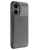 Newface Honor 400 Kılıf Auto Focus Karbon Kapak - Gri