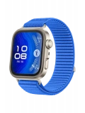Newface Huawei Fit 4 Braid Kordon - Mavi