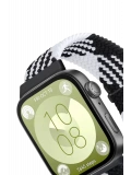 Newface Huawei Fit 4 Star Kordon - Siyah-Beyaz