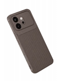 Newface Huawei Honor 600 Auto Focus Karbon Kapak - Gri