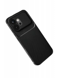 Newface Huawei Honor 600 Auto Focus Karbon Kapak - Siyah