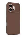 Newface Huawei Honor 600 First Silikon - Kahverengi