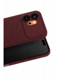 Newface Huawei Honor 600 Thermax Silikon Kılıf - Bordo