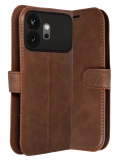 Newface Huawei Honor 600 Trend S Plus Kapaklı Kılıf - Taba