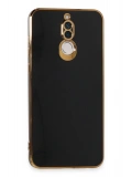 Newface Huawei Mate 10 Lite Kılıf Volet Silikon - Siyah