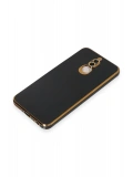 Newface Huawei Mate 10 Lite Kılıf Volet Silikon - Siyah