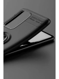 Newface Huawei P40 Kılıf Range Yüzüklü Silikon - Siyah
