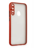 Newface Huawei P40 Lite E Kılıf Montreal Silikon Kapak - Kırmızı