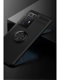Newface Huawei P40 Pro Kılıf Range Yüzüklü Silikon - Siyah