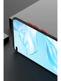 Newface Huawei P40 Pro Kılıf Range Yüzüklü Silikon - Siyah-Mavi