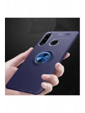 Newface Huawei Y6P Kılıf Range Yüzüklü Silikon - Mavi