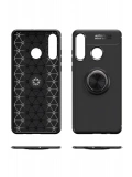 Newface Huawei Y6P Kılıf Range Yüzüklü Silikon - Mavi