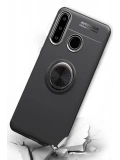 Newface Huawei Y6P Kılıf Range Yüzüklü Silikon - Mavi