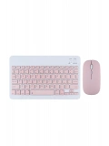 Newface KYB71 Kablosuz Türkçe Q Klavye Mouse Set - Pembe