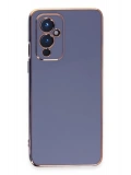 Newface One Plus 9 Kılıf Volet Silikon - Mavi