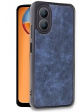 Newface Oppo A38 Kılıf Aras Deri Kapak - Lacivert