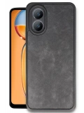 Newface Oppo A38 Kılıf Aras Deri Kapak - Siyah