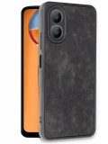 Newface Oppo A38 Kılıf Aras Deri Kapak - Siyah