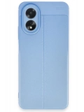 Newface Oppo A38 Kılıf Auto Focus Kapak - Mavi