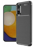 Newface Oppo A38 Kılıf Auto Focus Karbon Kapak - Siyah