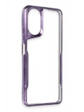 Newface Oppo A38 Kılıf Boyi Silikon Kapak - Derin Mor