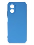 Newface Oppo A38 Kılıf First Silikon - Mavi