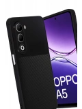 Newface Oppo A5 4G Auto Focus Karbon Kapak - Siyah