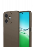 Newface Oppo A5 Pro 4G First Silikon - Kahverengi