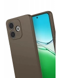 Newface Oppo A5 Pro 4G First Silikon - Kahverengi