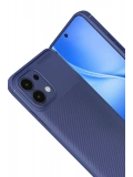 Newface Oppo A6 Pro 4G Auto Focus Karbon Kapak - Lacivert