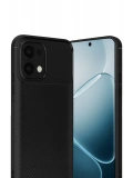 Newface Oppo A6 Pro 4G Auto Focus Karbon Kapak - Siyah