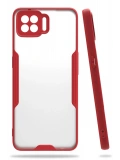 Newface Oppo A73 Kılıf Platin Silikon - Kırmızı