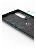 Newface Oppo Find X2 Kılıf Range Yüzüklü Silikon - Mavi